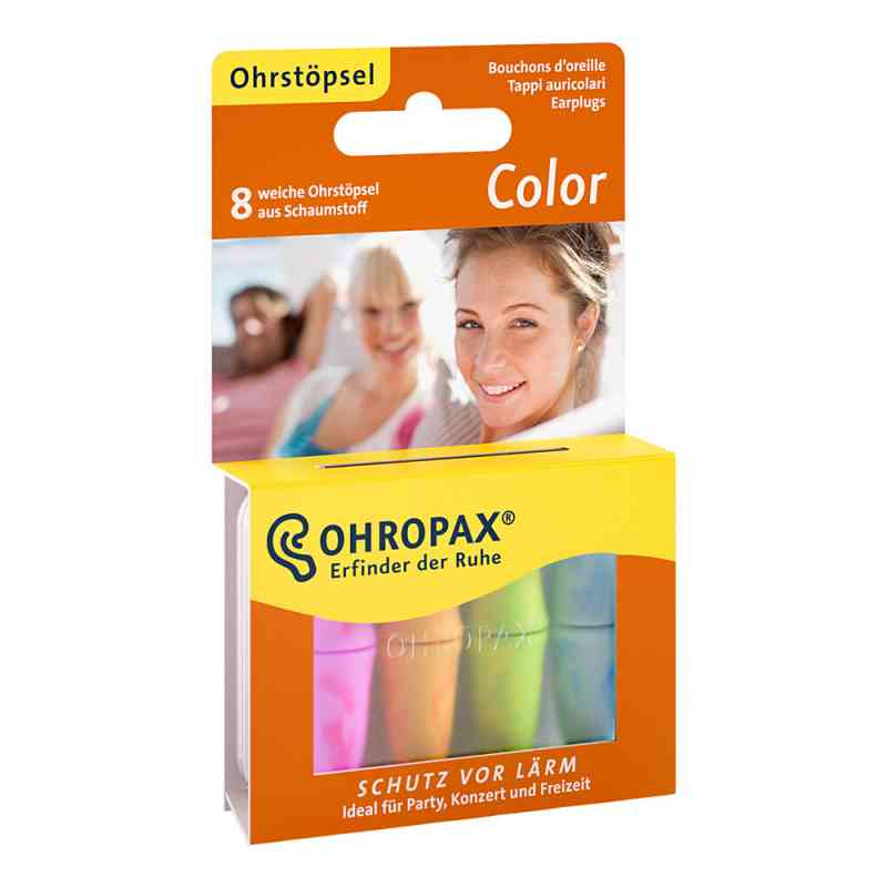 Ohropax Color Schaumstoff Stöpsel 8 stk von OHROPAX GmbH PZN 03676726