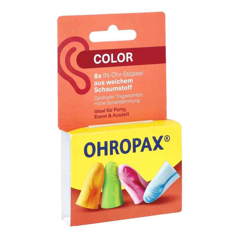 Ohropax Color Schaumstoff Stöpsel 8 stk von OHROPAX GmbH PZN 19412633