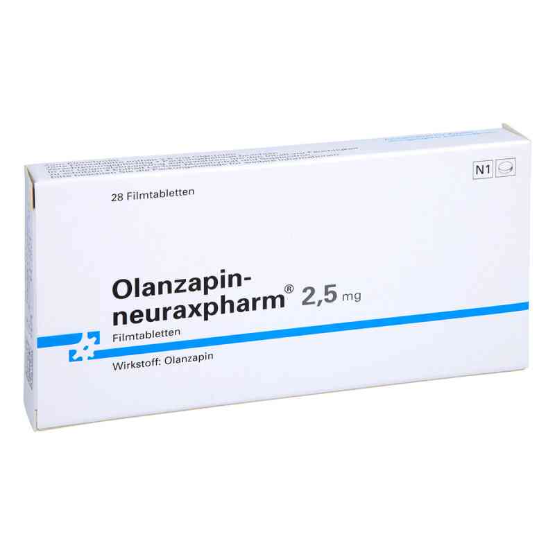 Olanzapin-neuraxpharm 2,5 mg Filmtabletten 28 stk von neuraxpharm Arzneimittel GmbH PZN 14447934