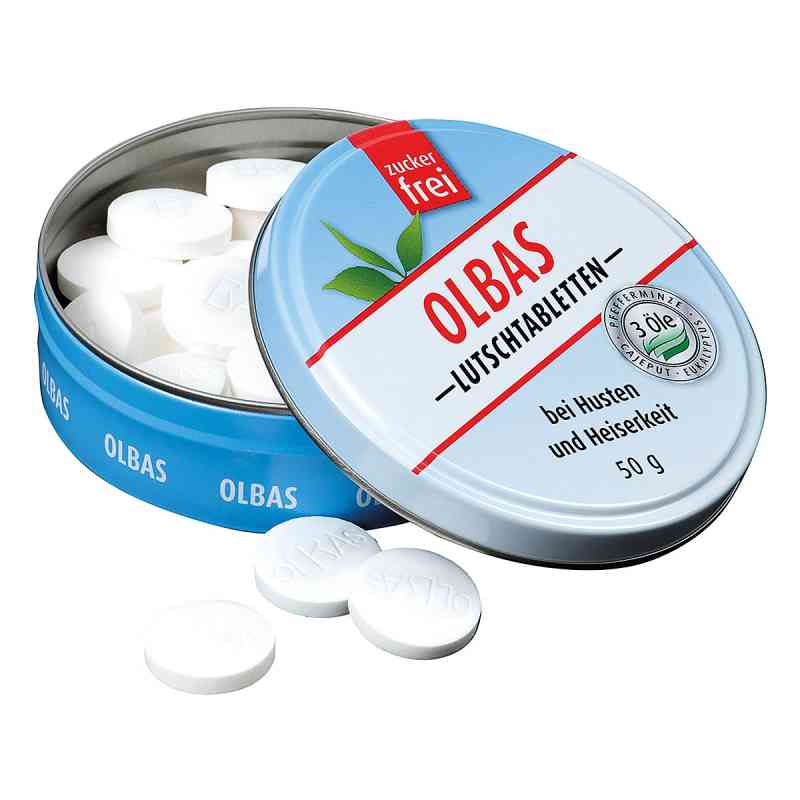 Olbas Lutschtabletten zuckerfrei 50 g von SALUS Pharma GmbH PZN 06903565