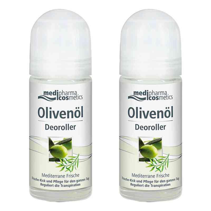 Olivenöl Deoroller Mediterrane Frische 2x50 ml von Dr. Theiss Naturwaren GmbH PZN 08104807
