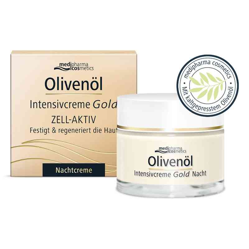 Olivenöl Intensivcreme Gold Zell-aktiv Nachtcreme 50 ml von Dr. Theiss Naturwaren GmbH PZN 14280581