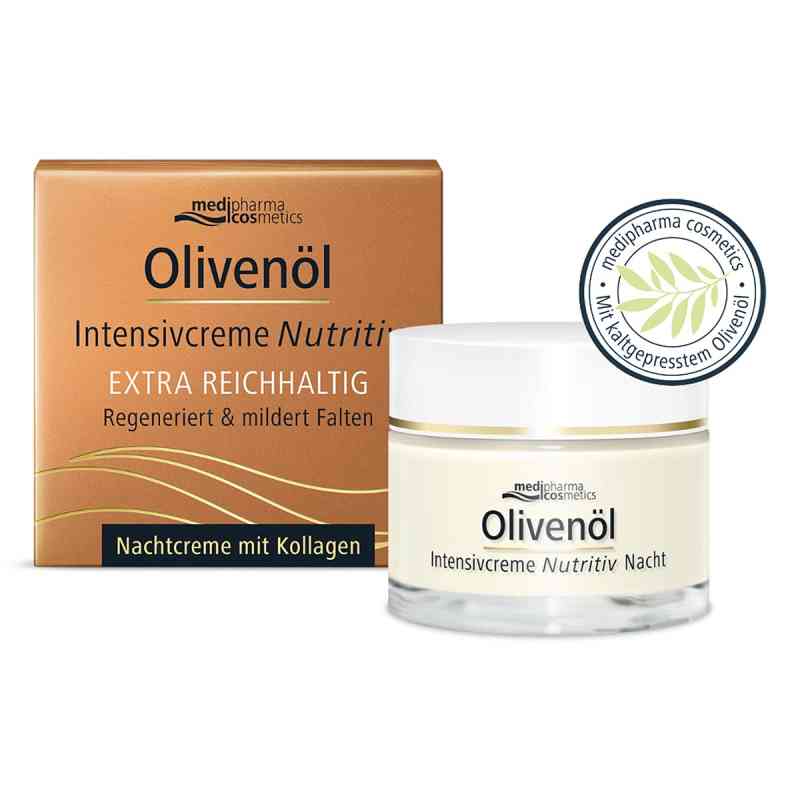 Olivenöl Intensivcreme Nutritiv Nachtcreme 50 ml von Dr. Theiss Naturwaren GmbH PZN 14371183