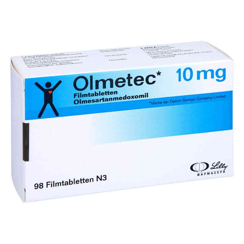 Olmetec 10 mg Filmtabletten 98 stk von EMRA-MED Arzneimittel GmbH PZN 02154859