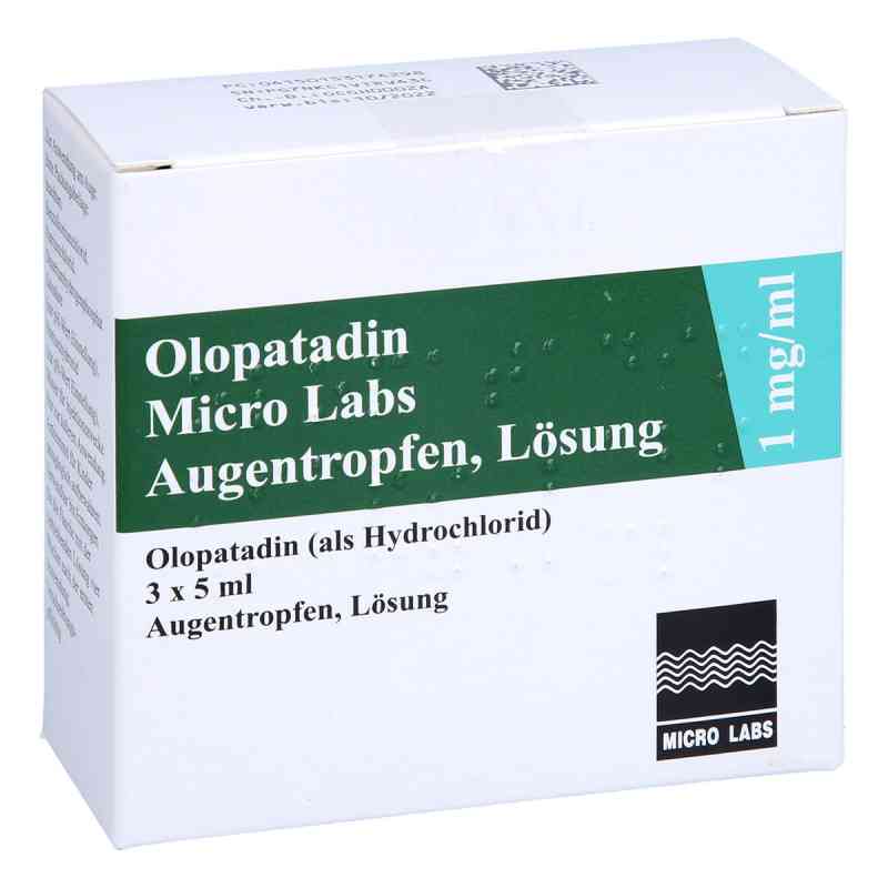 Olopatadin Micro Labs 1 mg/ml Augentropfen 3X5 ml von Micro Labs GmbH PZN 15317429