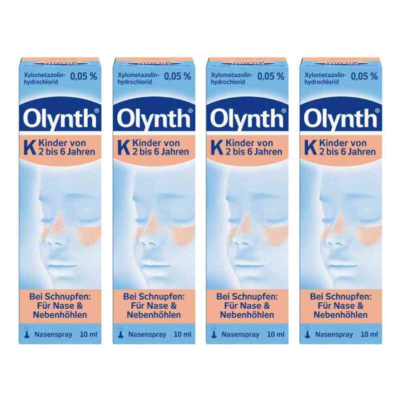 Olynth 0,05% Für Kinder Nasendosierspray 4x10 ml von Kenvue Germany GmbH (OTC) PZN 08104725