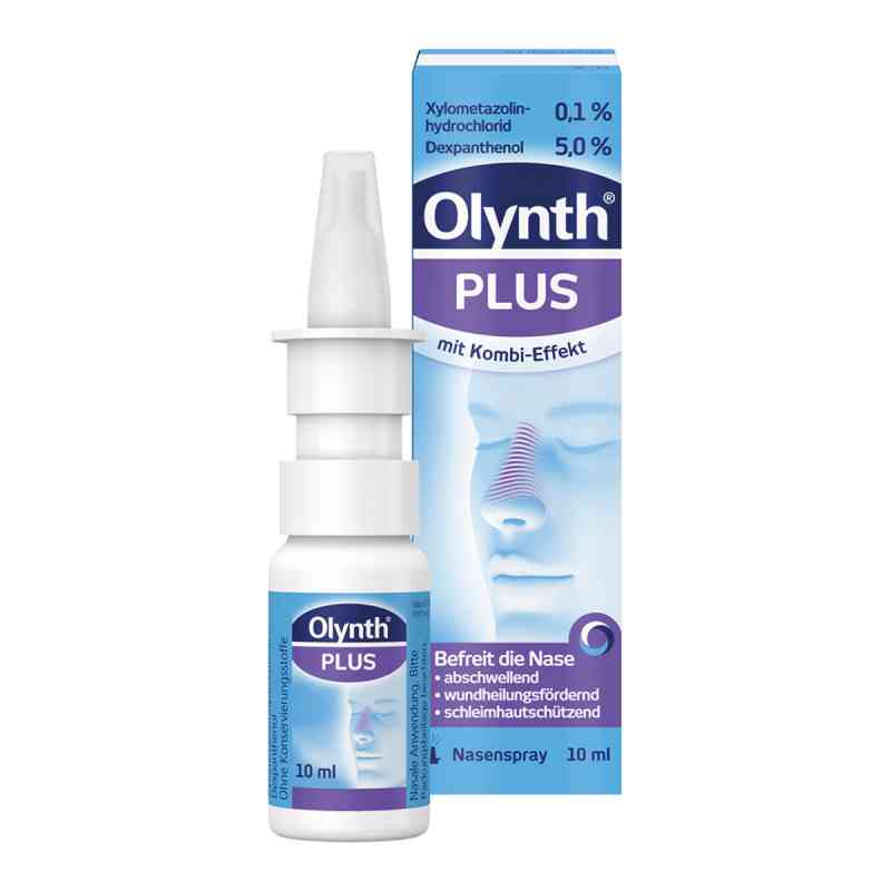 Olynth Plus 0,1% / 5% Nasenspray für Erwachsene und Schulkinder  10 ml von Kenvue Germany GmbH (OTC) PZN 13856688