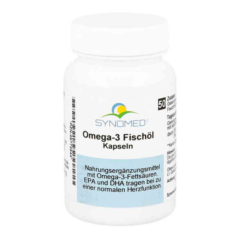 Omega 3 Fischöl Kapseln 50 stk von Synomed GmbH PZN 06772844