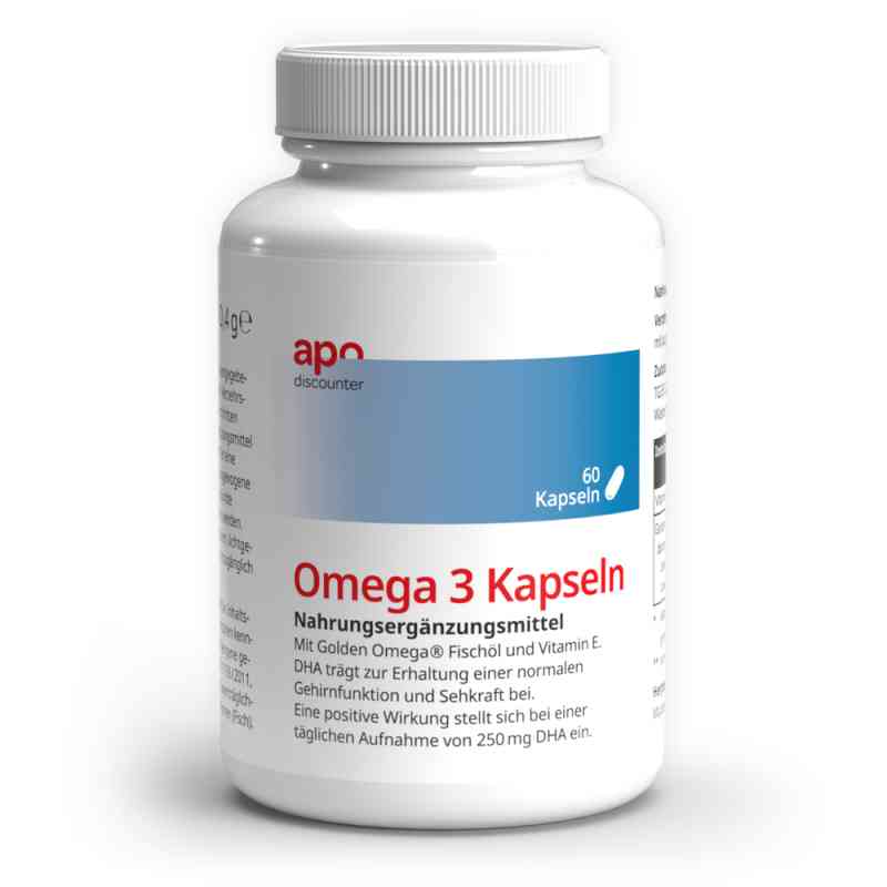 Omega 3 Fischöl Kapseln von apodiscounter 60 stk von apo.com Group GmbH PZN 18297673