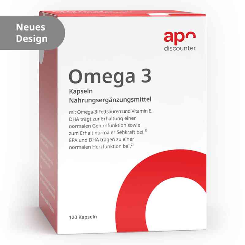 Omega 3 Kapseln von apodiscounter 120 stk von apo.com Group GmbH PZN 19174748