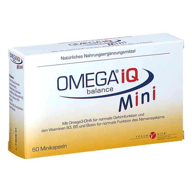 Omega Iq Mini Kapseln 60 stk von Forum Vita GmbH & Co. KG PZN 10168947