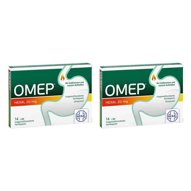OMEP® HEXAL 20 mg magensaftresistente Hartkapseln 2x14 stk von Hexal AG PZN 08101247