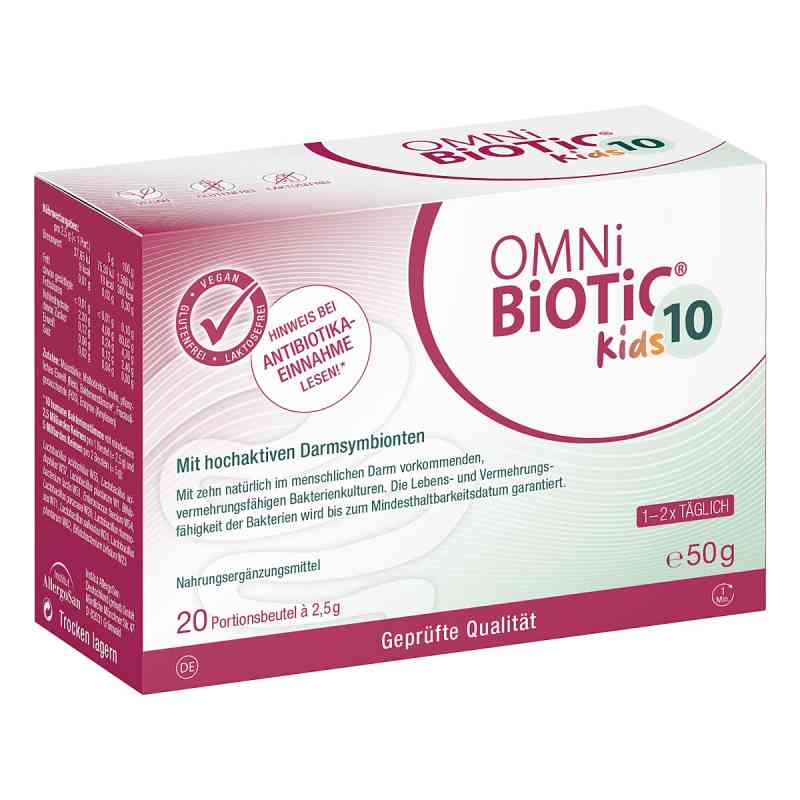 OMNi BiOTiC 10 Kids - bei Antibiotika-Einnahme von Kindern 20 stk von INSTITUT ALLERGOSAN Deutschland (privat) GmbH PZN 18854429