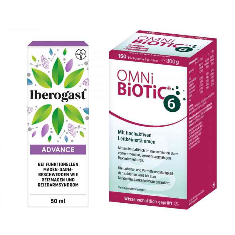 Omni Biotic 6 und Iberogast ADVANCE 1 stk von  PZN 08101256