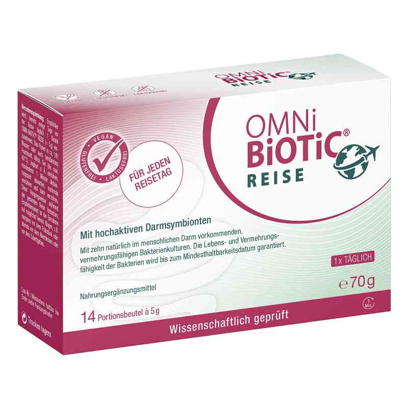 OMNi BiOTiC Reise - Sachets für den Urlaub 14X5 g von INSTITUT ALLERGOSAN Deutschland (privat) GmbH PZN 09066012