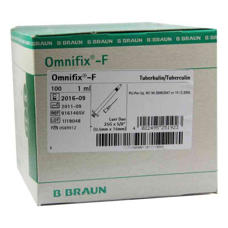 Omnifix F Duo 25gx5/8 latexfrei Spritzen 100X1 ml von B. Braun Melsungen AG PZN 00569912