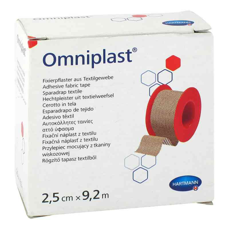 Omniplast Fixierpflaster Textilgew.2,5 cmx9,2 m 1 stk von PAUL HARTMANN AG PZN 11163395