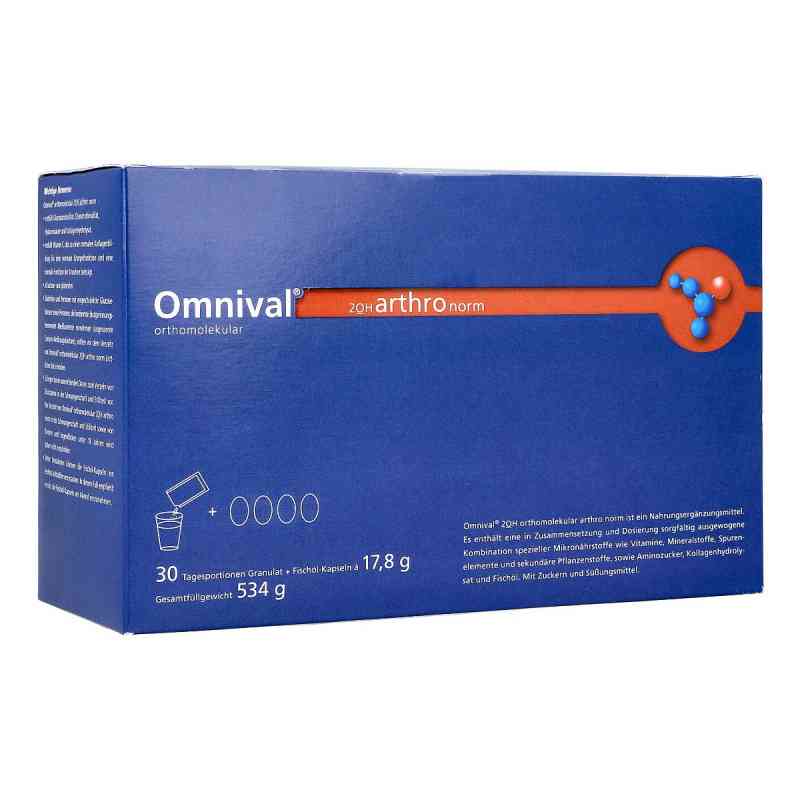 Omnival orthomolekul.2OH arthro norm 30gran.kap. 1 Pck von Med Pharma Service GmbH PZN 06588431