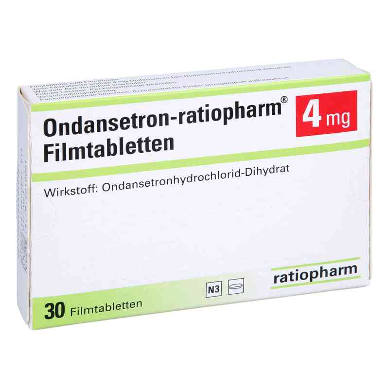 Ondansetron-ratiopharm 4 mg Filmtabletten 30 stk von ratiopharm GmbH PZN 05556647
