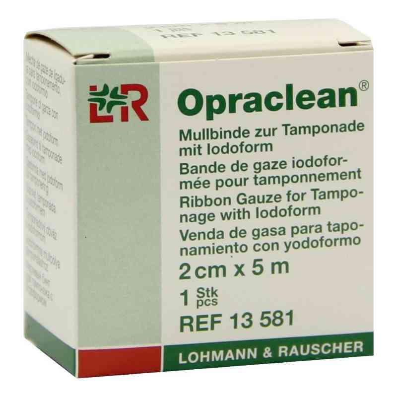 Opraclean Mullbinde zur, zum Tampon.m.Jodoform 2cmx5m 1 stk von Lohmann & Rauscher GmbH & Co.KG PZN 04436906