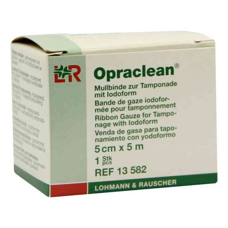 Opraclean Mullbinde zur, zum Tampon.m.Jodoform 5cmx5m 1 stk von Lohmann & Rauscher GmbH & Co.KG PZN 04436929