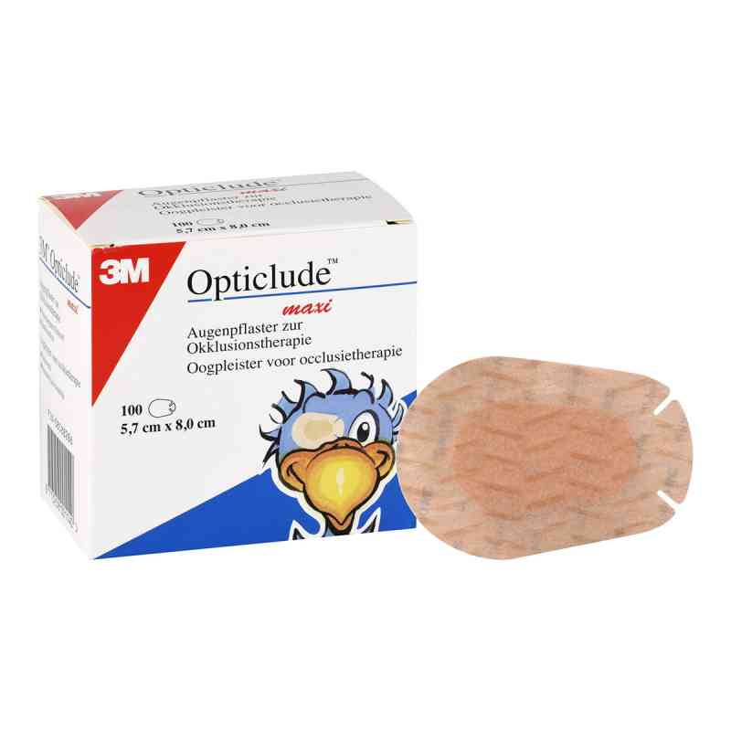 Opticlude 3m maxi 5,7x8 cm 1539/100 100 stk von Solventum Germany GmbH PZN 08588286