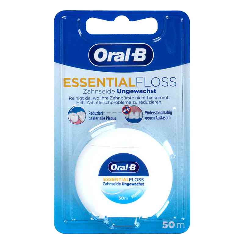 Oral B Zahnseide Essential Floss ungewachst 1 Pck von Procter & Gamble GmbH PZN 08506584