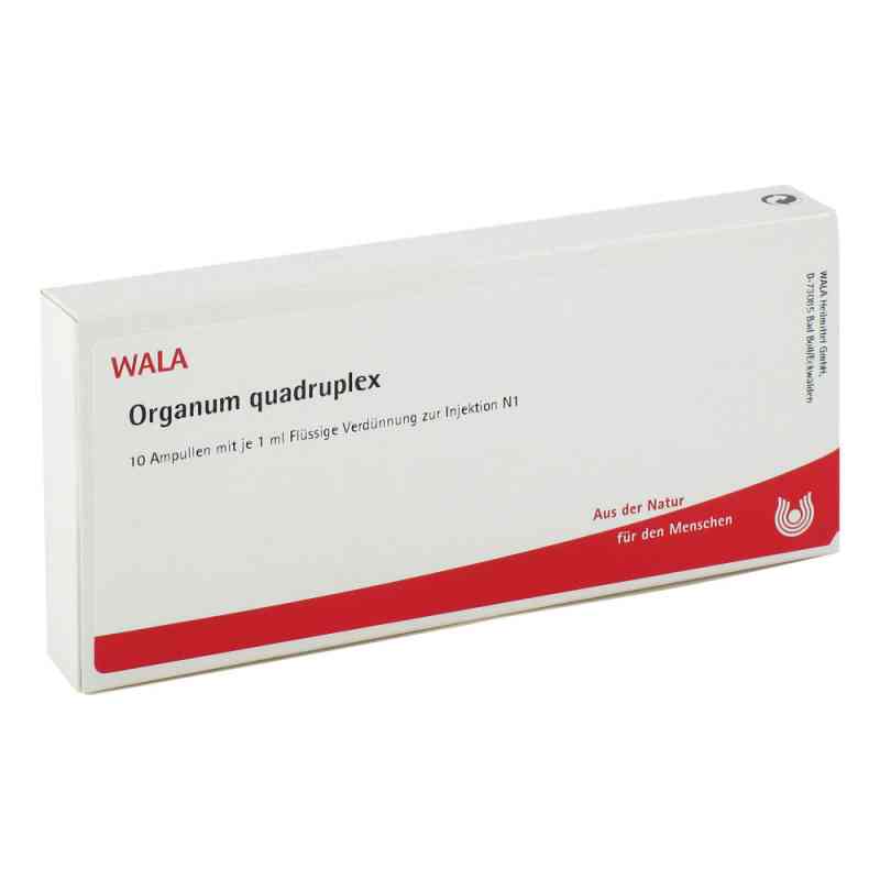 Organum Quadruplex Ampullen 10X1 ml von WALA Heilmittel GmbH PZN 01751808