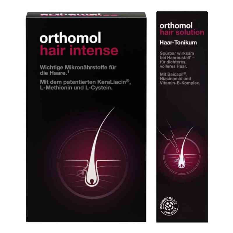 Orthomol Hair Solution Tonikum + Orthomol Hair Intense Kapseln 1 Set von Orthomol pharmazeutische PZN 08106027