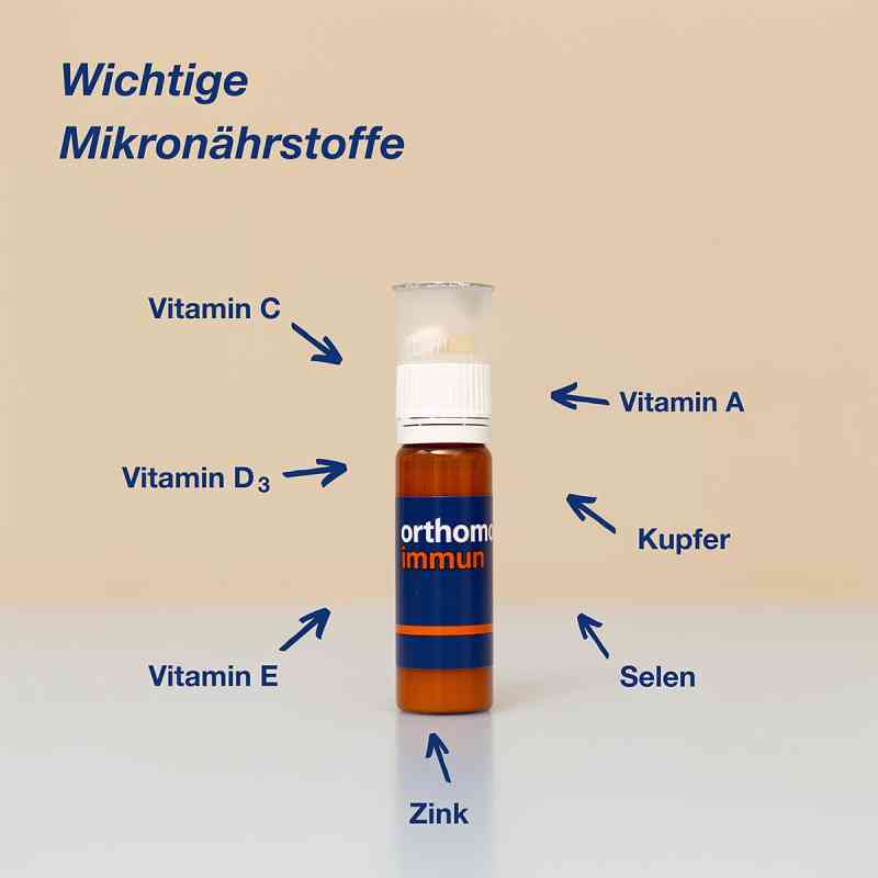 rthomol immun 30本 Orthomol Immun Trinkfläschchen/Tabletten 30 stk
