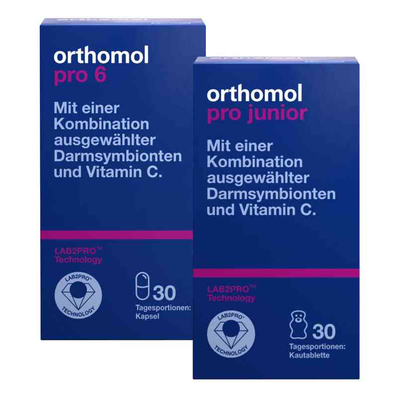Orthomol Pro 6 + Orthomol Pro junior 2x30 stk von Orthomol pharmazeutische PZN 08102408