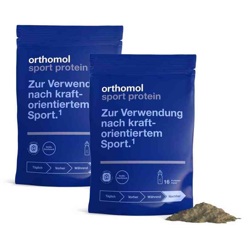 Orthomol Sport Protein Pulver Vanille 2x640 g von Orthomol pharmazeutische PZN 08105923