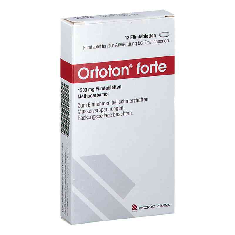 Ortoton® Forte 1500 Mg Filmtabletten 12 stk von Recordati Pharma GmbH PZN 18135120