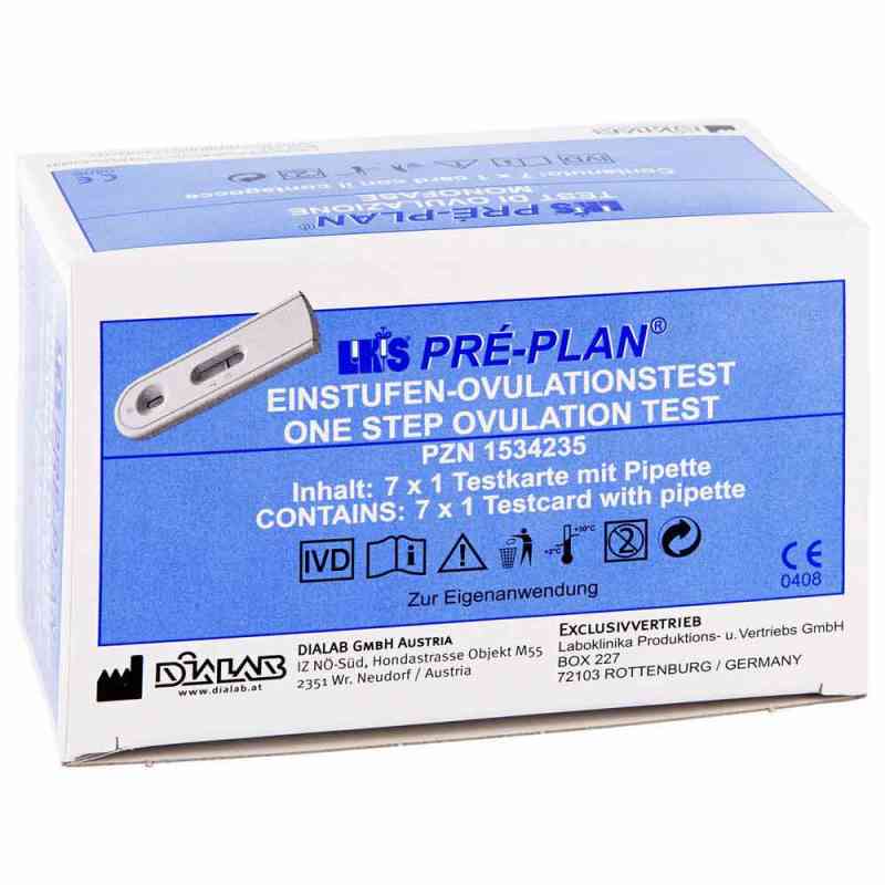 Ovulationstest Pre Plan Lh 7 stk von Laboklinika Produktions-und Vertriebs-Gesellschaft PZN 01534235