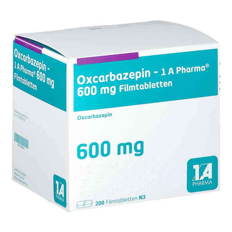 Oxcarbazepin-1A Pharma 600mg 200 stk von 1 A Pharma GmbH PZN 09318519