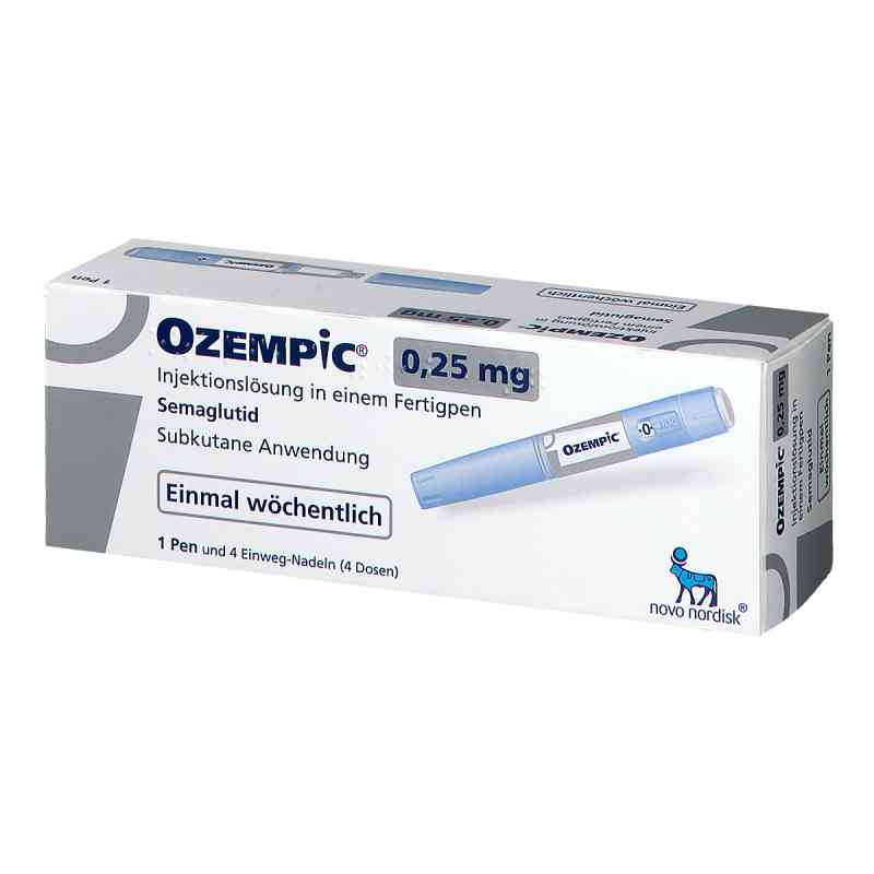 Ozempic® 0,25 Mg 1 stk von Novo Nordisk Pharma GmbH PZN 15398528