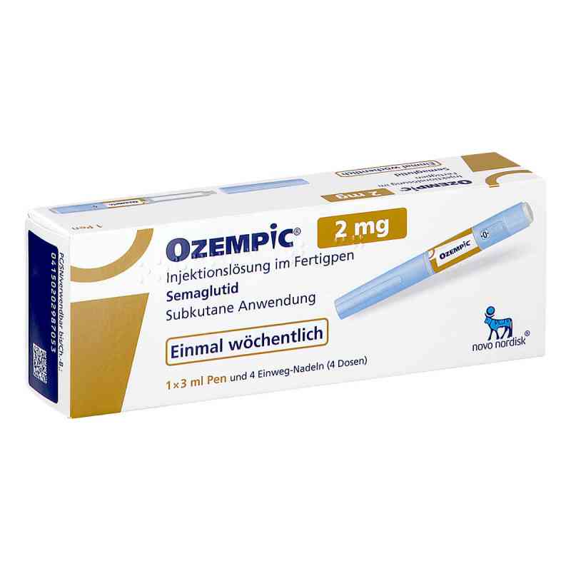Ozempic 2 Mg Injektionslösung Im Fertigpen 1 stk von Novo Nordisk Pharma GmbH PZN 20298705