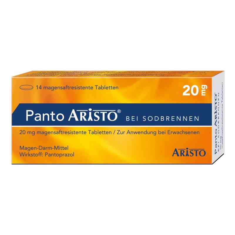 Panto Aristo bei Sodbrennen 20mg 14 stk von Aristo Pharma GmbH PZN 07021927