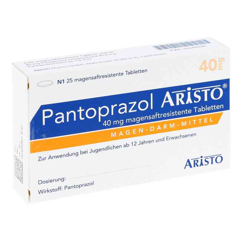 Pantoprazol Aristo 40mg 25 stk von Aristo Pharma GmbH PZN 10549336