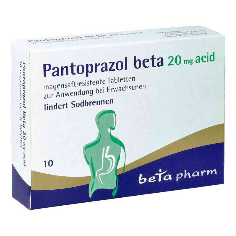 Pantoprazol beta 20 mg acid magensaftresistent Tabletten 10 stk von betapharm Arzneimittel GmbH PZN 15785283
