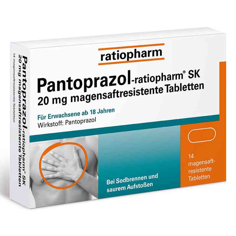 Pantoprazol-ratiopharm® SK 20 mg bei Sodbrennen  14 stk von ratiopharm GmbH PZN 05520856