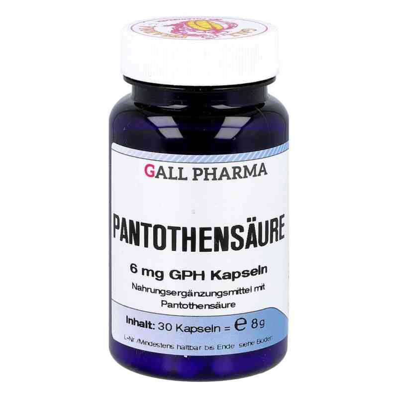 Pantothensäure 6 mg Gph Kapseln 30 stk von Hecht-Pharma GmbH PZN 04591104
