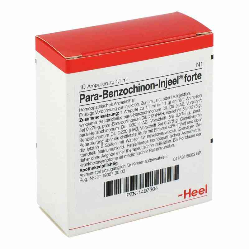 Para Benzochinon Injeel forte Ampullen 10 stk von Biologische Heilmittel Heel GmbH PZN 01497304