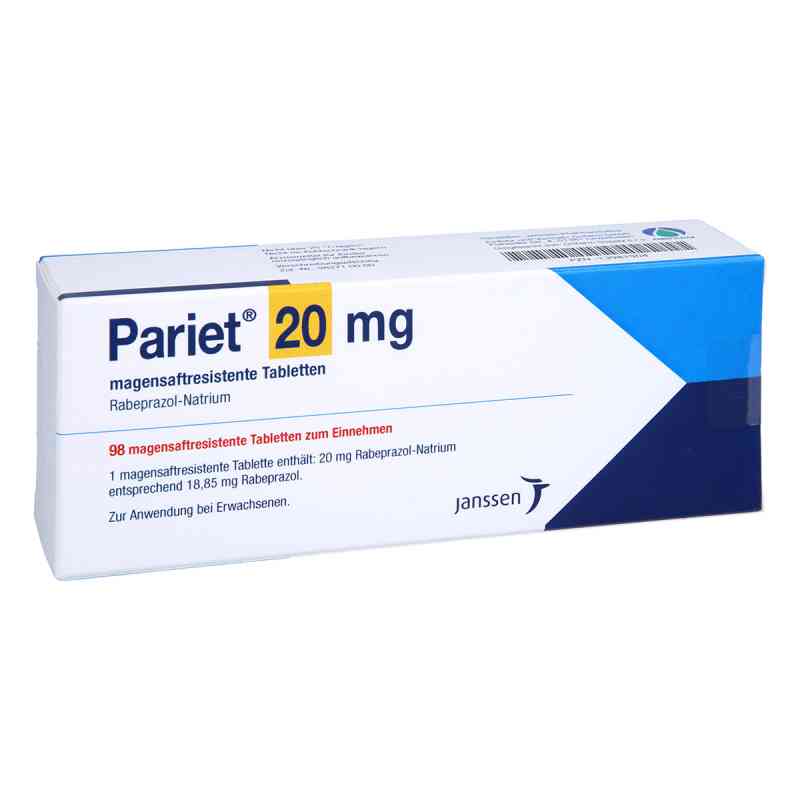 Pariet 20 mg magensaftresistente Tabletten 98 stk von Orifarm GmbH PZN 13981904