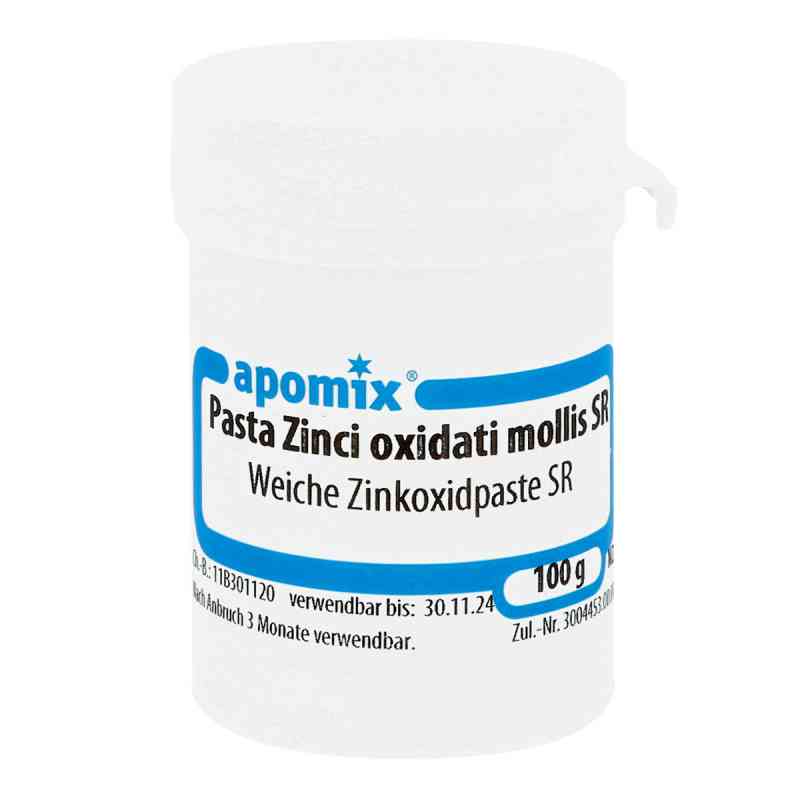 Pasta Zinci Oxid. Mollis Sr 100 g von apomix AMH Niemann GmbH & Co. KG PZN 04546173