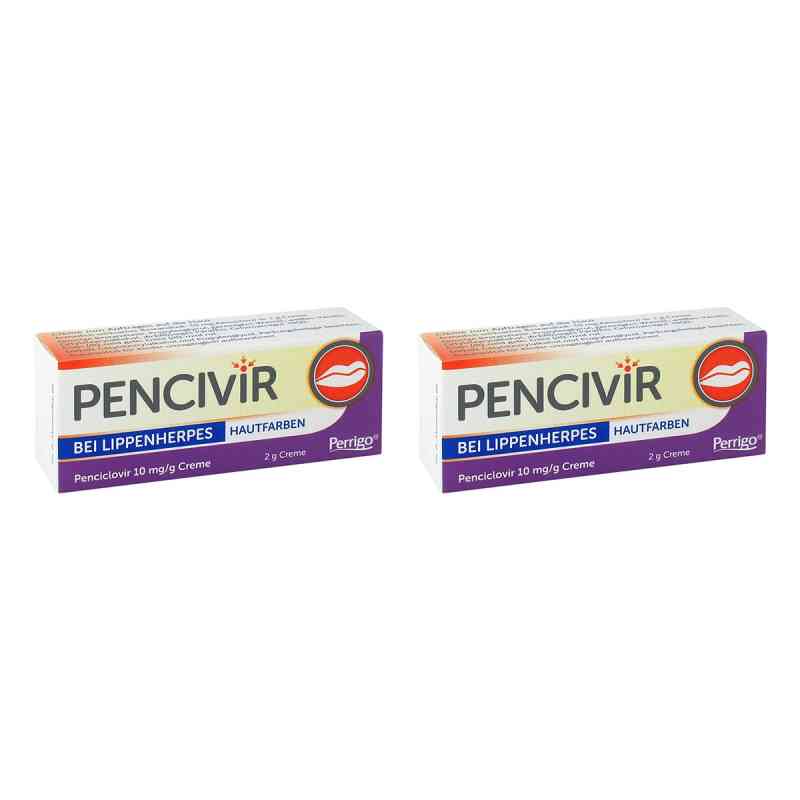 Pencivir Bei Lippenherpes Creme Hautfarben 1% 2x2 g von Perrigo Deutschland GmbH PZN 08105128