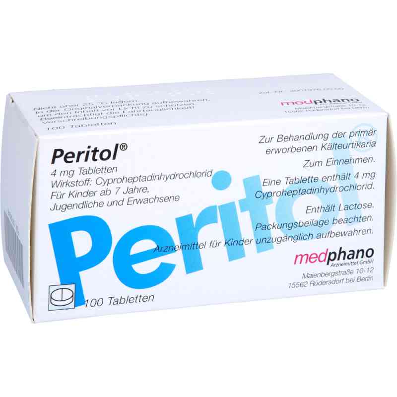 Peritol 4 mg Tabletten 100 stk von Abanta Pharma GmbH PZN 08706248
