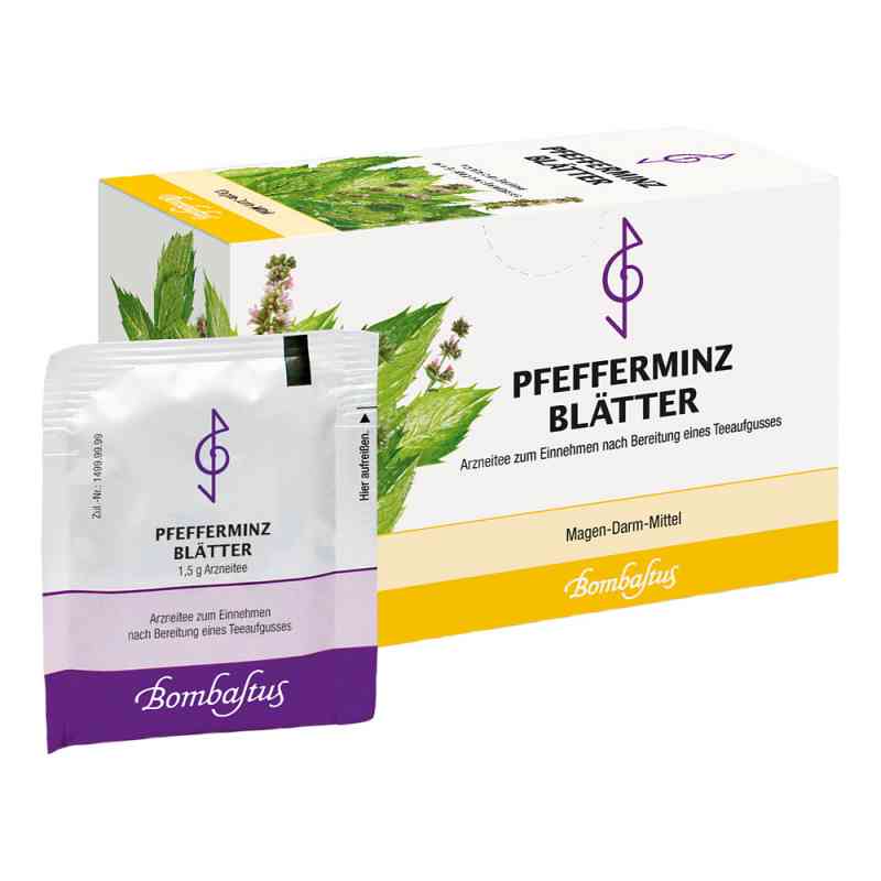 PFEFFERMINZBLÄTTER BOMBASTUS 20X1.5 g von Bombastus-Werke AG PZN 04856531