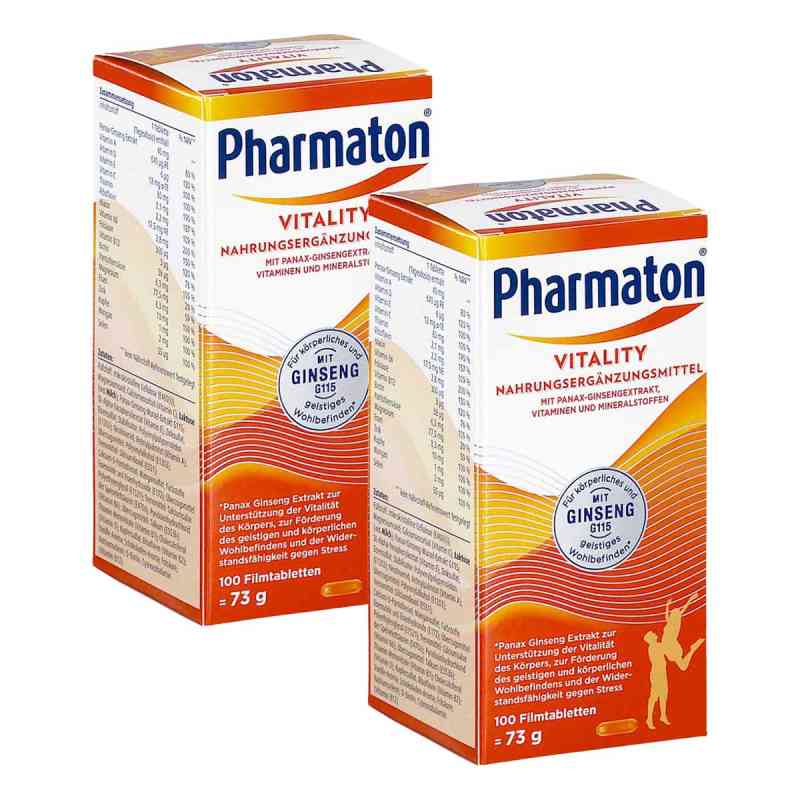 Pharmaton Vitality Filmtabletten Doppelpack 2x100 stk von A. Nattermann & Cie GmbH PZN 08101003