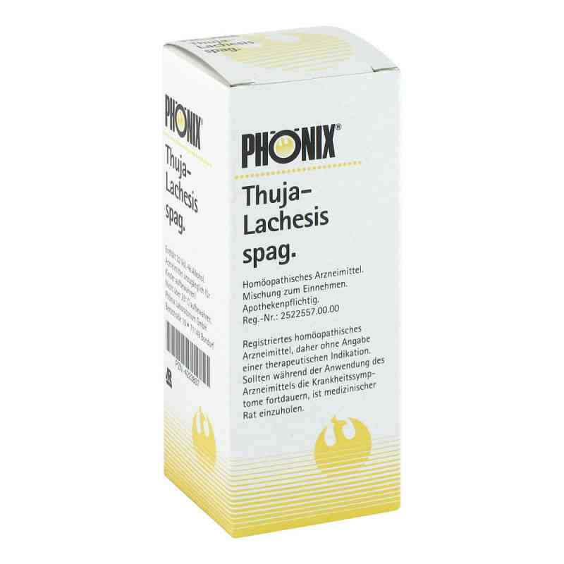 Phönix Thuja lachesis spag. Tropfen 50 ml von PHöNIX LABORATORIUM GmbH PZN 04223837